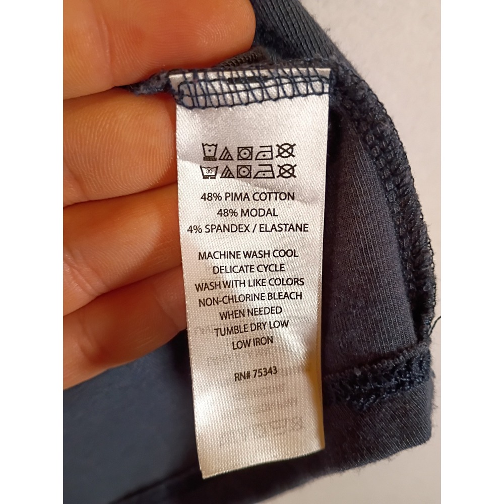 Minimalist C&C California Womens Large Charcoal Gray Pima Cotton Modal Tank Top - Picture 4 of 10